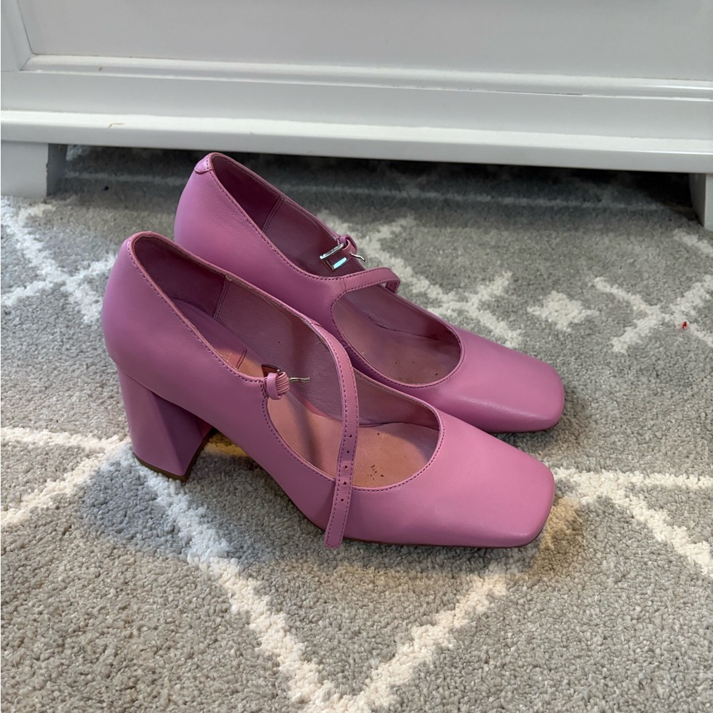 Jeffrey Campbell Pink Block Heels